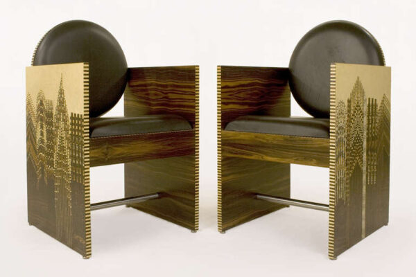 Pair Of Armchairs Signed By CeM. Thiauy